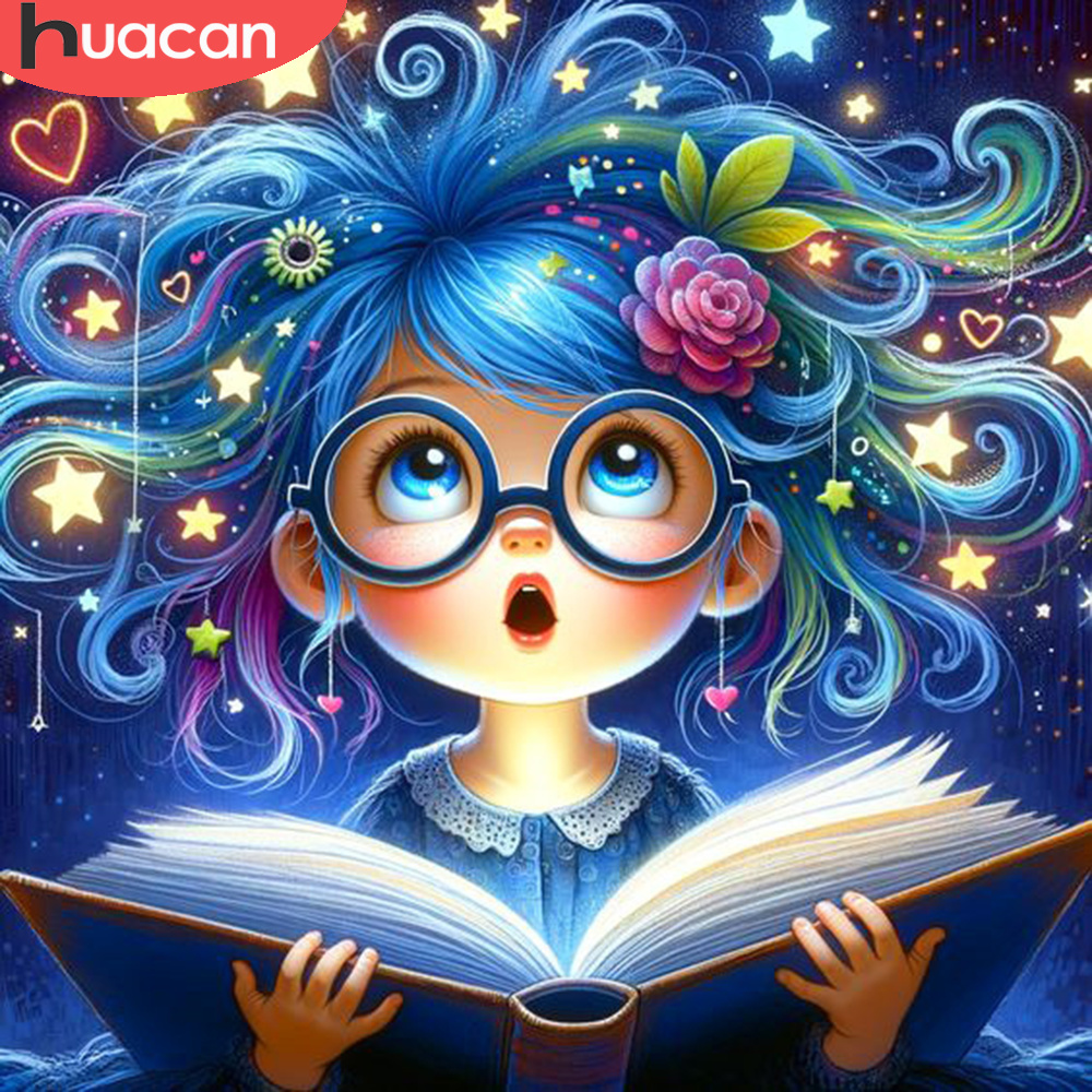 Resin Art Guide Book - ダイヤモンド絵画Huacan-5d,家の装飾,動物,カエル,植物,フルスクエア,抽象的な色,DIY