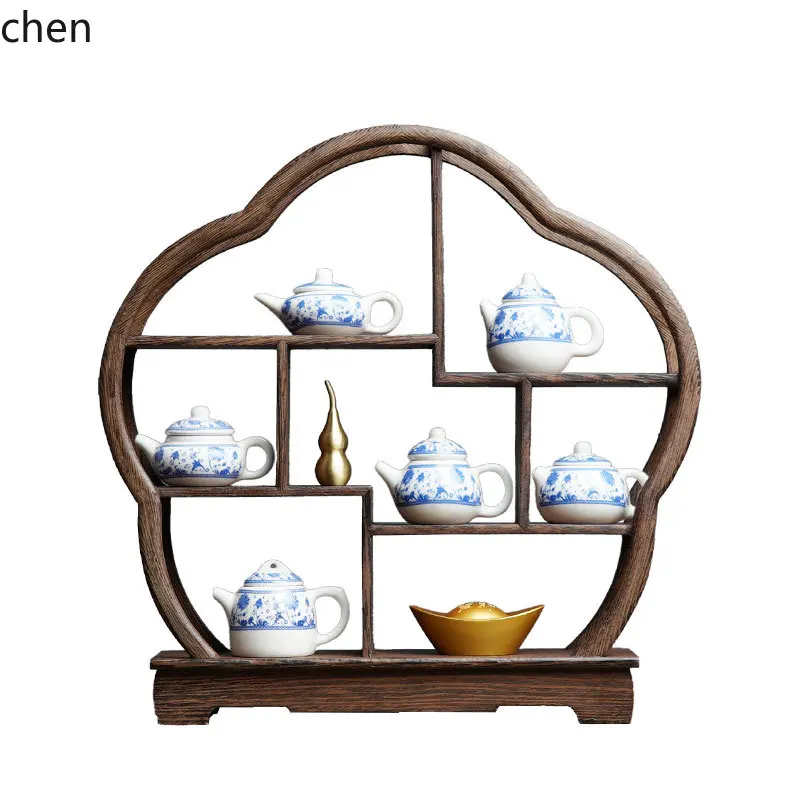 Resin Art Home Decor - 7.15-c13 レトロ禅茶室青と白のティーポットホームリビングルーム装飾アートオーナメント