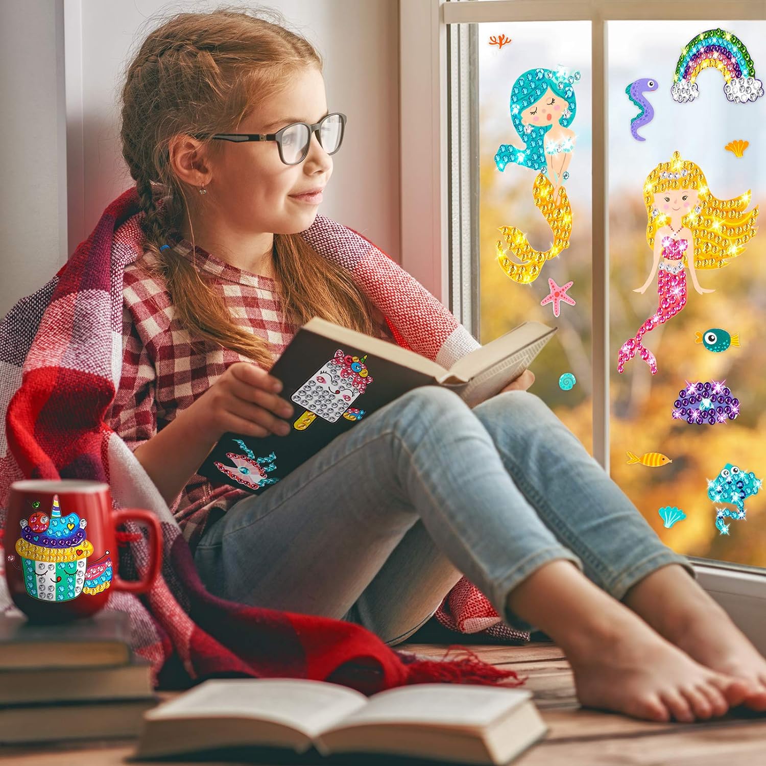 子供のための5Dダイヤモンド絵画ステッカーキット,漫画のパタ - Resin Art Home Decor のレビューと価格