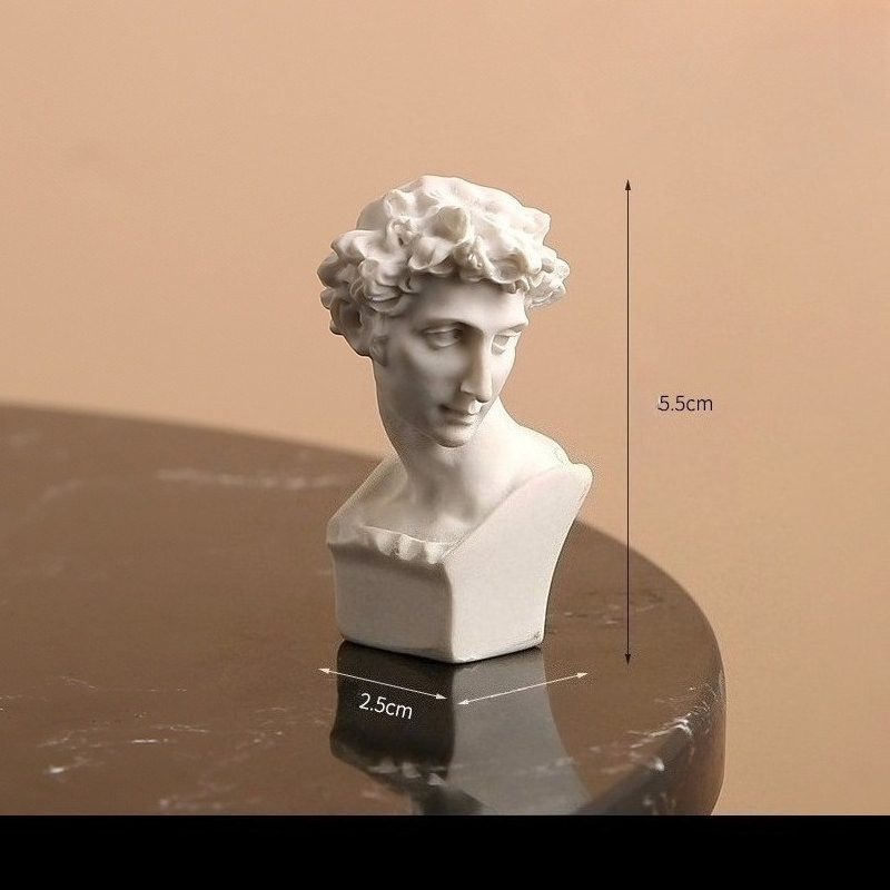 北欧ギリシャ風キャラクター像樹脂製フィギュア ダビデ・ヴィー - Resin Art Studio のレビューと価格