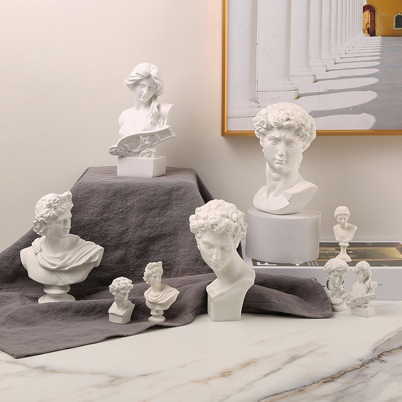 北欧ギリシャ風キャラクター像樹脂製フィギュア ダビデ・ヴィー - Resin Art Studio のレビューと価格