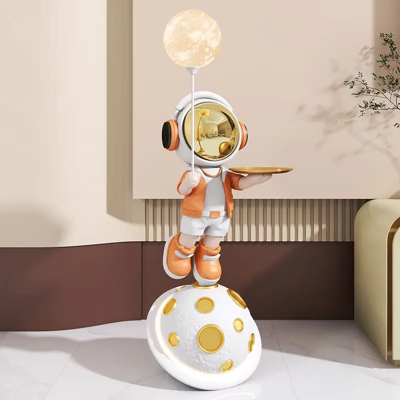 レジン製宇宙飛行士の愛の空間を描いたアート、大型フロア装飾、 - Resin Art Floor のレビューと価格