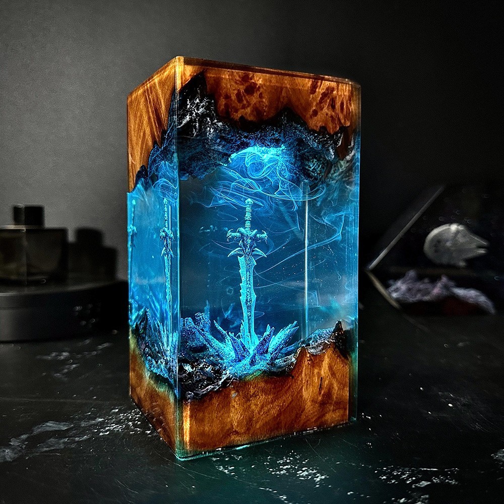 マジックシリーズ無垢材樹脂アートデザイン発光装飾品家の装飾工 - Resin Art Design For Wedding のレビューと価格