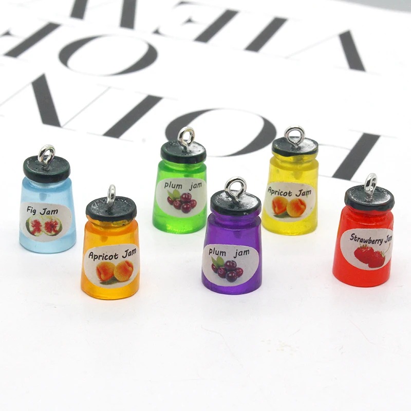 10個/パック いちごりんごフルーツジャム樹脂製イヤリングチ - Resin Art Supplies Near Me のレビューと価格