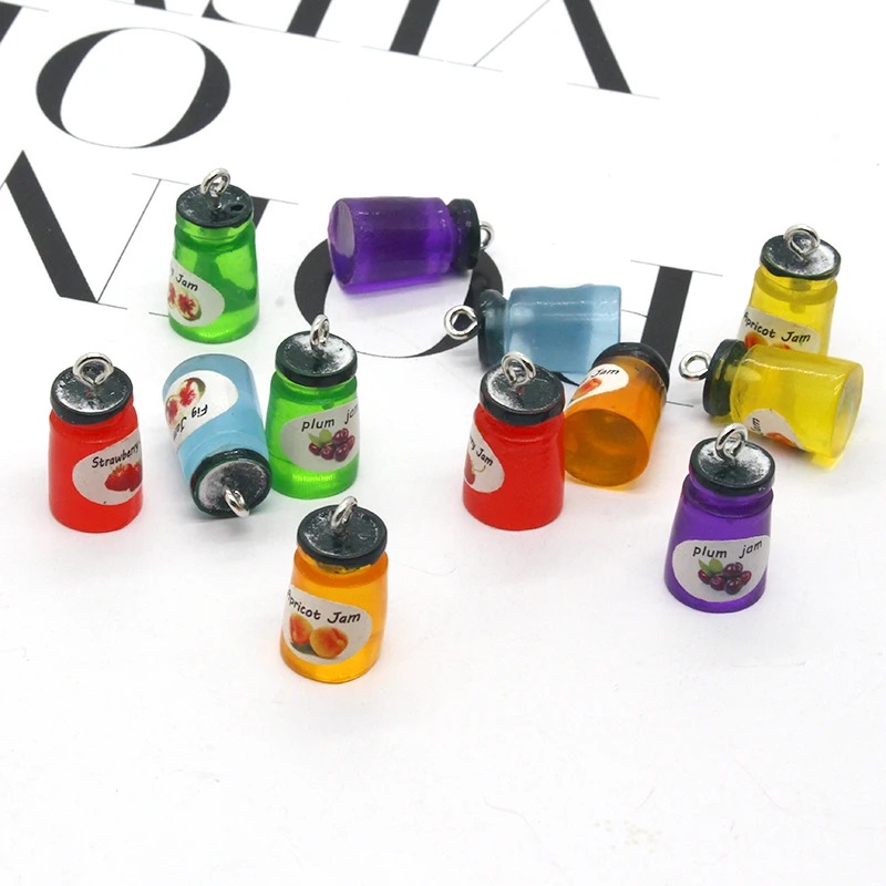 10個/パック いちごりんごフルーツジャム樹脂製イヤリングチ - Resin Art Supplies Near Me のレビューと価格