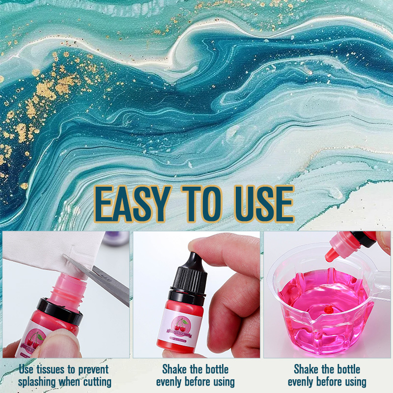 エポキシ樹脂カラー顔料 24 鮮やかな色 液体エポキシ顔料  - Resin Art And Jewelry のレビューと価格