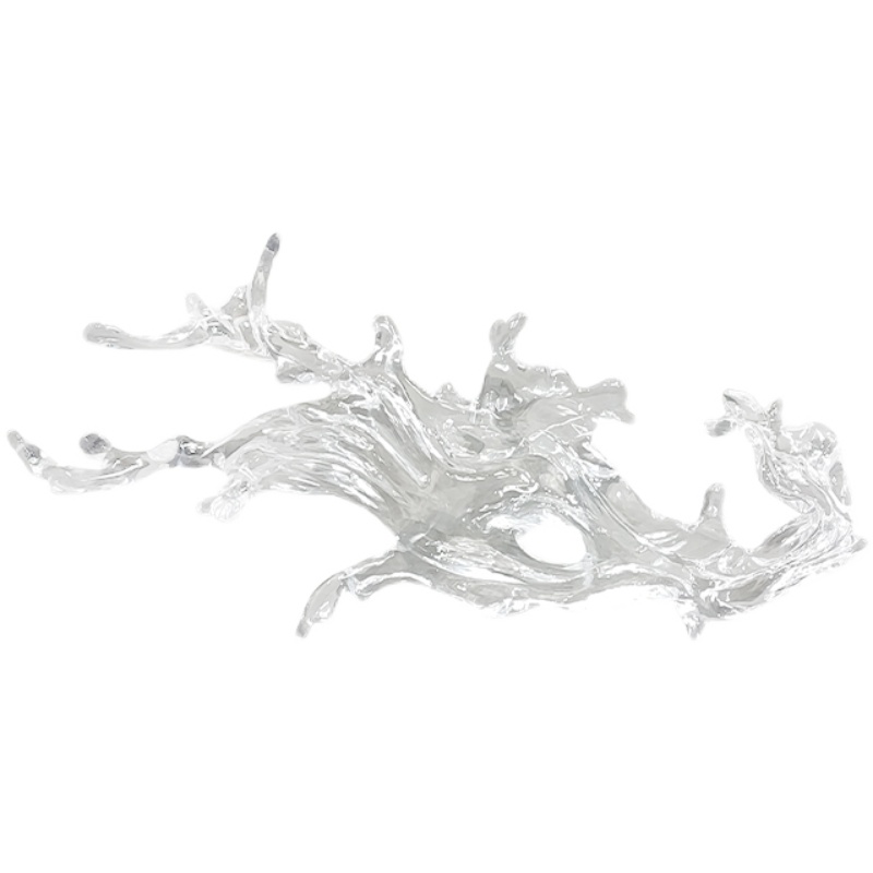 北欧風新デザインアールデコ透明LED樹脂彫刻カスタマイズホー - Resin Art Design For Wedding のレビューと価格