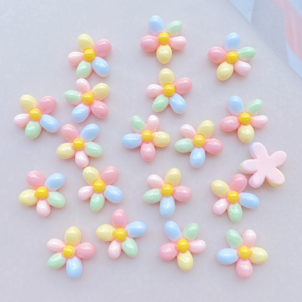 ミニカラーネイルデコレーション,20個,芸術的な花のデザイン - Resin Art Design For Wedding のレビューと価格