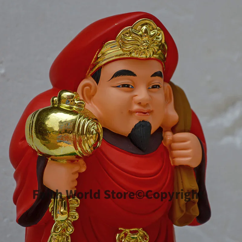 インド,東南アジア,マハカラ,幸運の神,風水像,39cmの大 - Resin Art India のレビューと価格