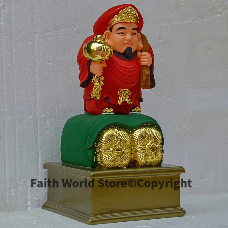 インド,東南アジア,マハカラ,幸運の神,風水像,39cmの大 - Resin Art India のレビューと価格