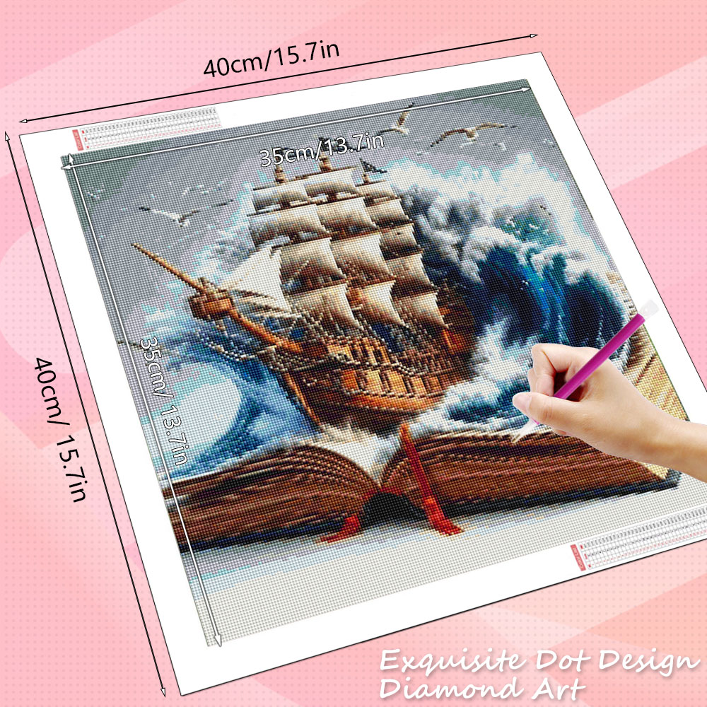 HUACAN ダイヤモンドモザイク 5D 海の風景 フルラウ - Resin Art Guide Book のレビューと価格