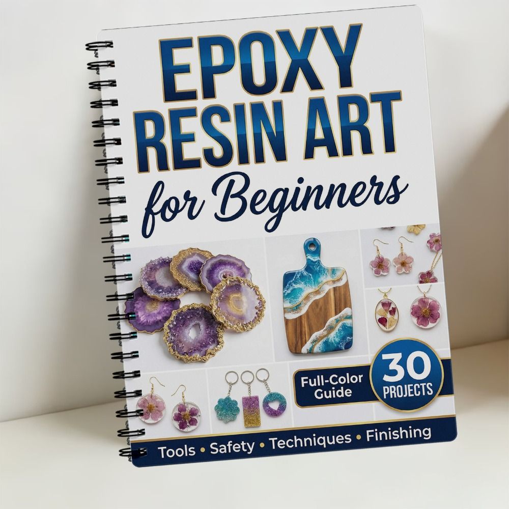 ステップバイステップ エポキシ樹脂アートハンドブック 30  - Resin Art Guide Book のレビューと価格