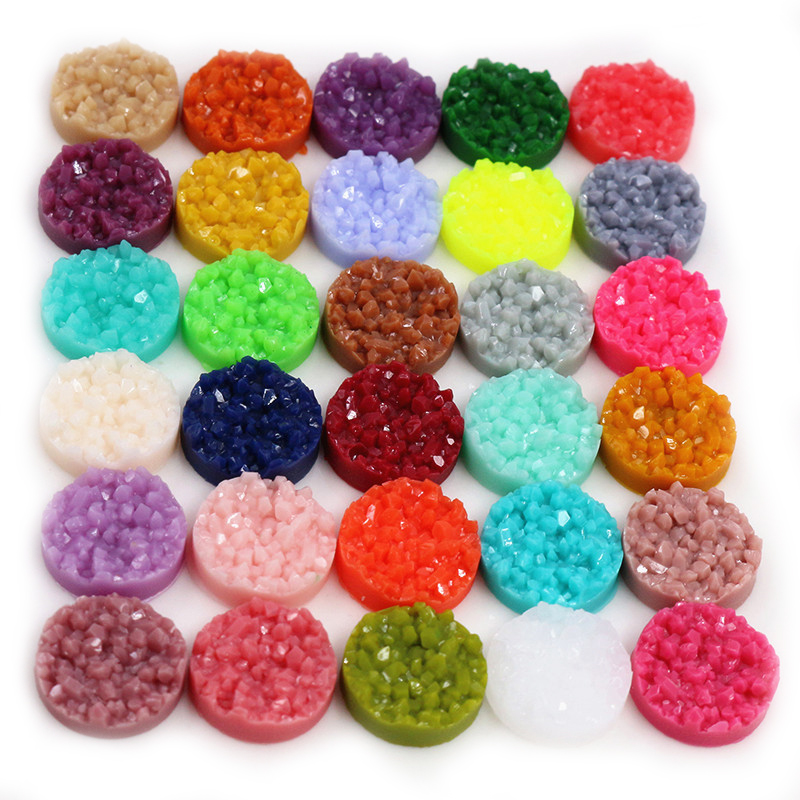 40 個樹脂 Druzy カボションドーム 8/10/12  - Resin Art Supplies Near Me のレビューと価格