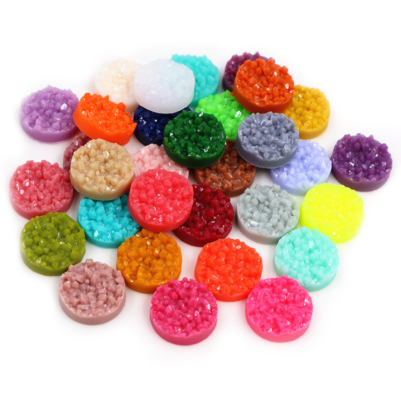 40 個樹脂 Druzy カボションドーム 8/10/12  - Resin Art Supplies Near Me のレビューと価格