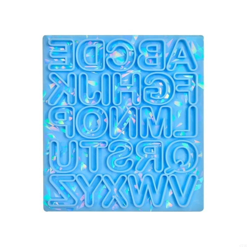 手紙イヤリング樹脂モールドホログラフィックアルファベット樹脂 - Resin Art Letter Keychain のレビューと価格
