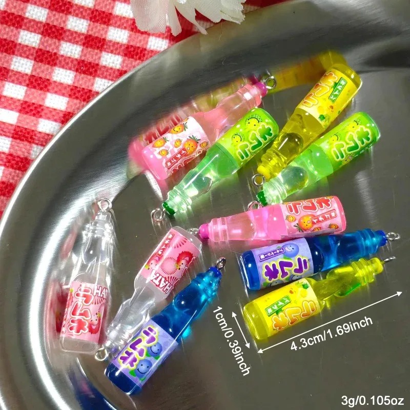 10個入り 小さなソーダボトル レジンチャーム 可愛い飲料ボ - Resin Art Supplies Near Me のレビューと価格