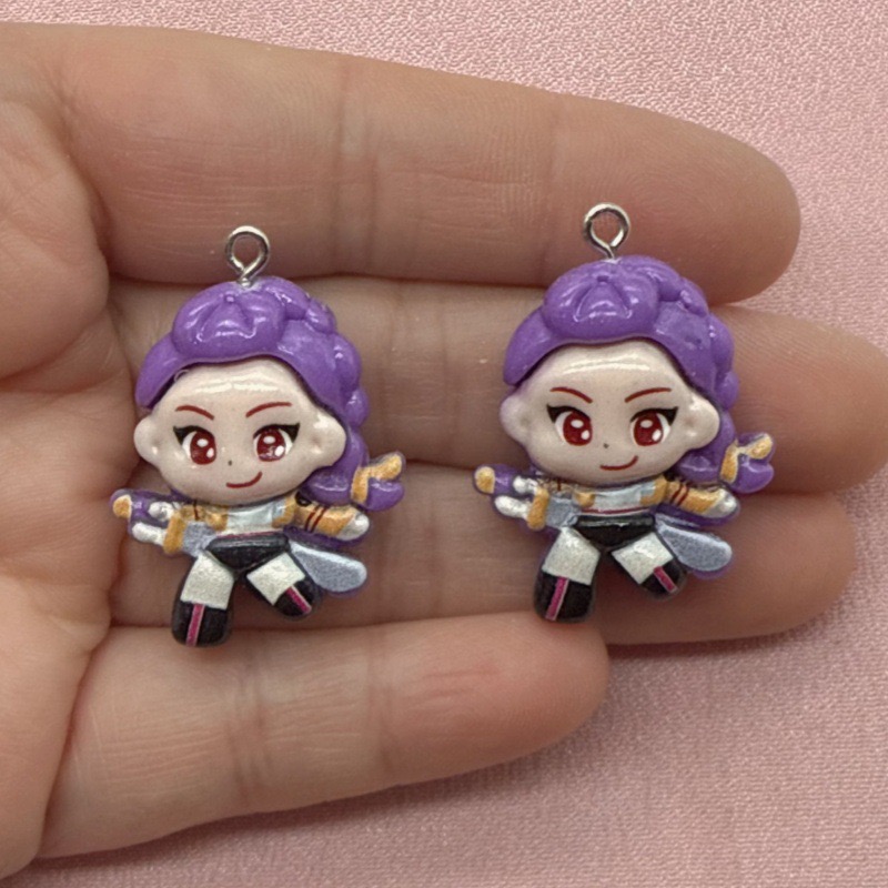 10個入り樹脂製漫画ペンダント、DIYジュエリー製作イヤリン - Resin Art Supplies Near Me のレビューと価格