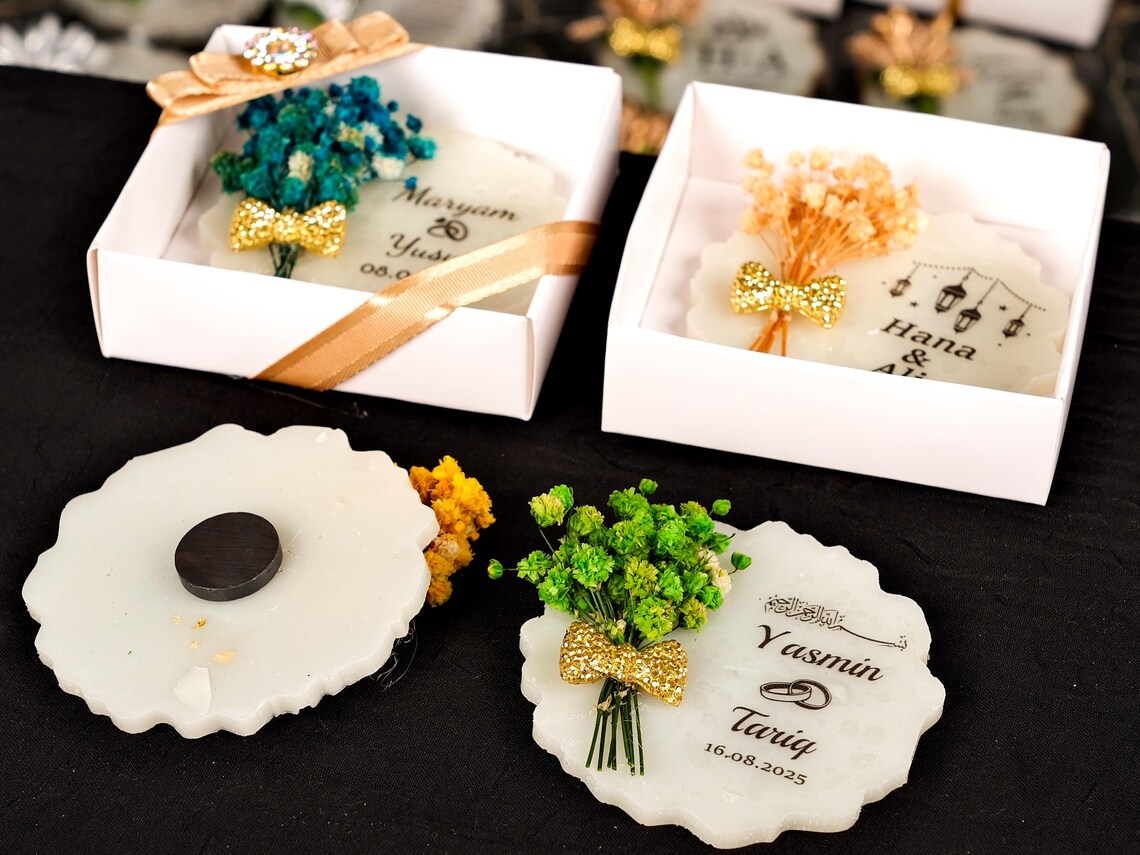 パーソナライズされたウェディングエポキシマグネットギフト、エ - Resin Art Design For Wedding のレビューと価格