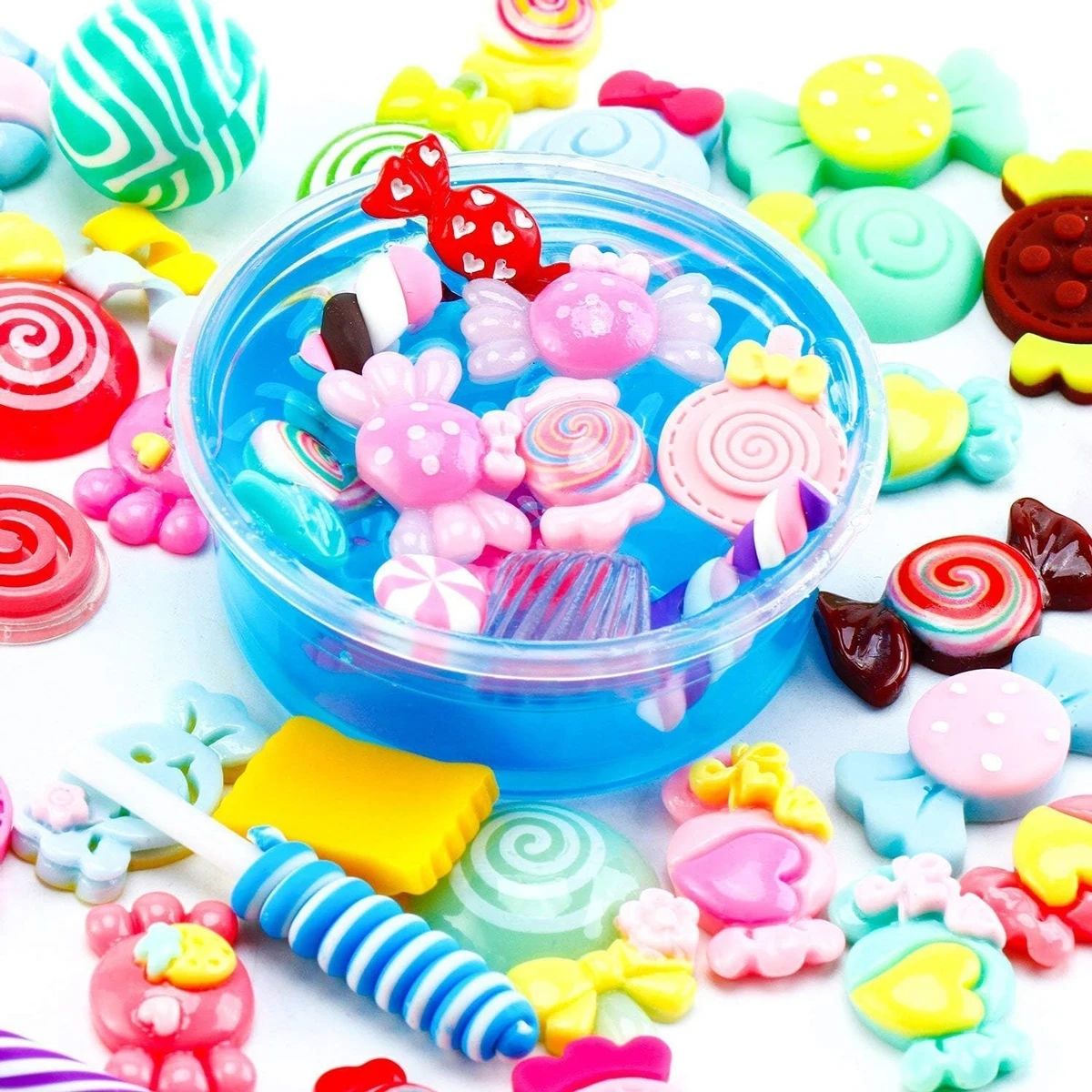 ミックスレジンスイーツフラットバックスライムチャームセット、 - Resin Art Essentials のレビューと価格