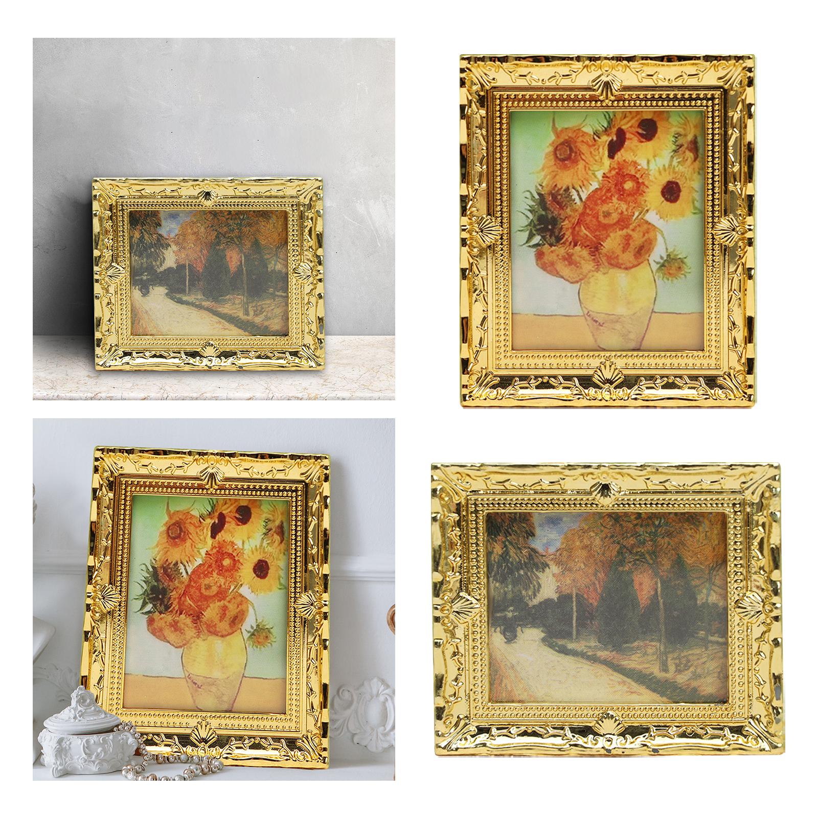 1/12 クラシックウォールアート絵画装飾品樹脂ヴィンテージ - Resin Art For Photo Frame のレビューと価格