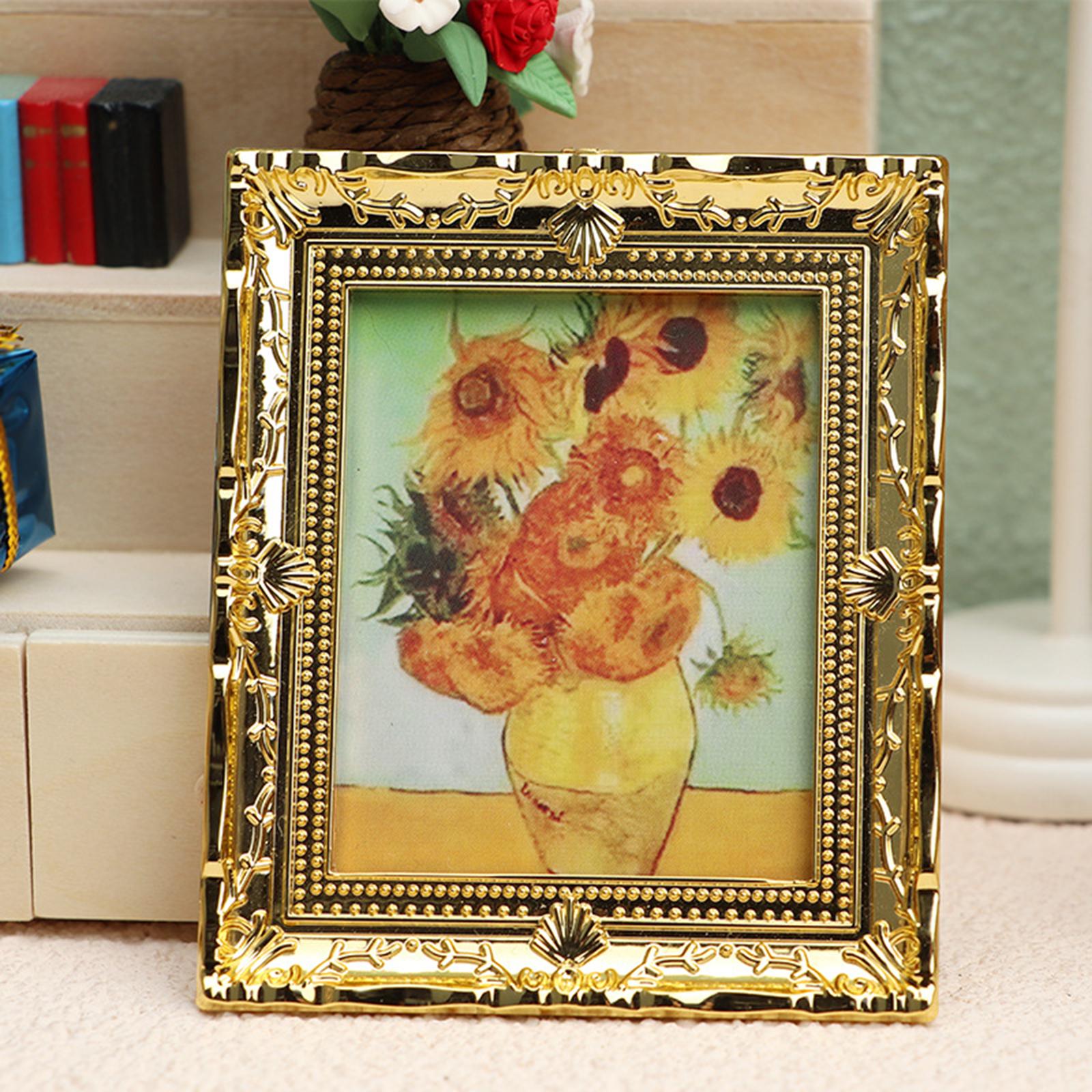 1/12 クラシックウォールアート絵画装飾品樹脂ヴィンテージ - Resin Art For Photo Frame のレビューと価格