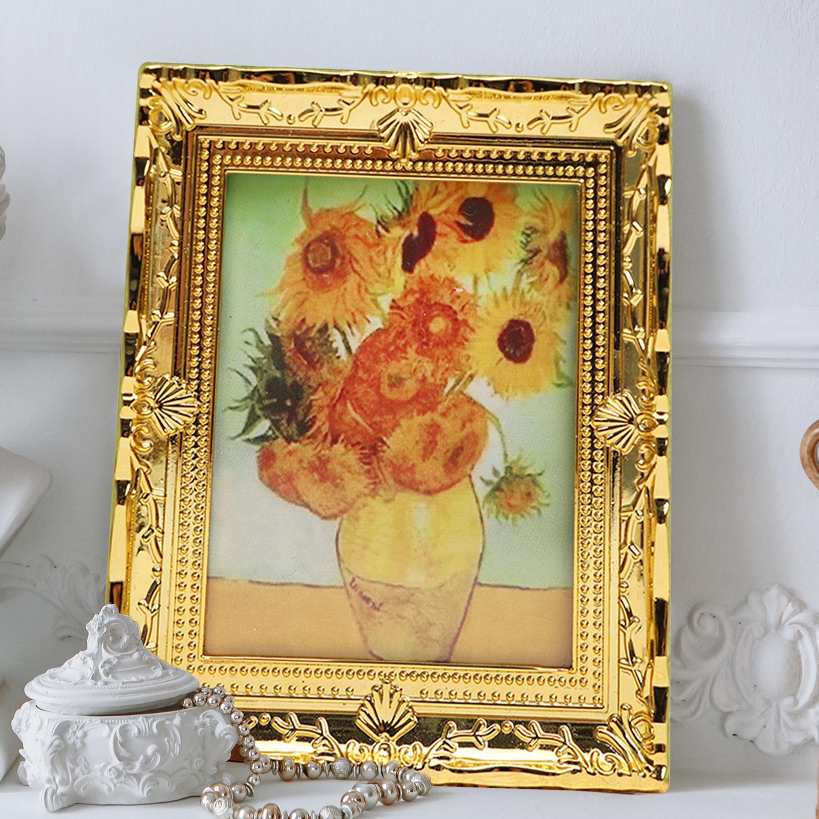 1/12 クラシックウォールアート絵画装飾品樹脂ヴィンテージ - Resin Art For Photo Frame のレビューと価格