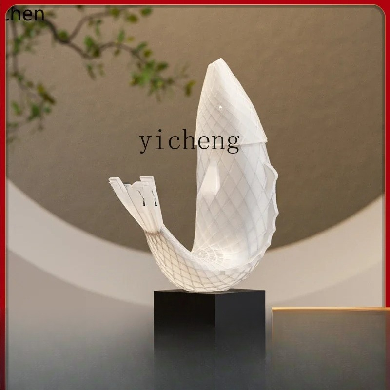 彫刻された大きな魚のアート装飾品、床から天井までの大型高級リ - Resin Art Floor のレビューと価格