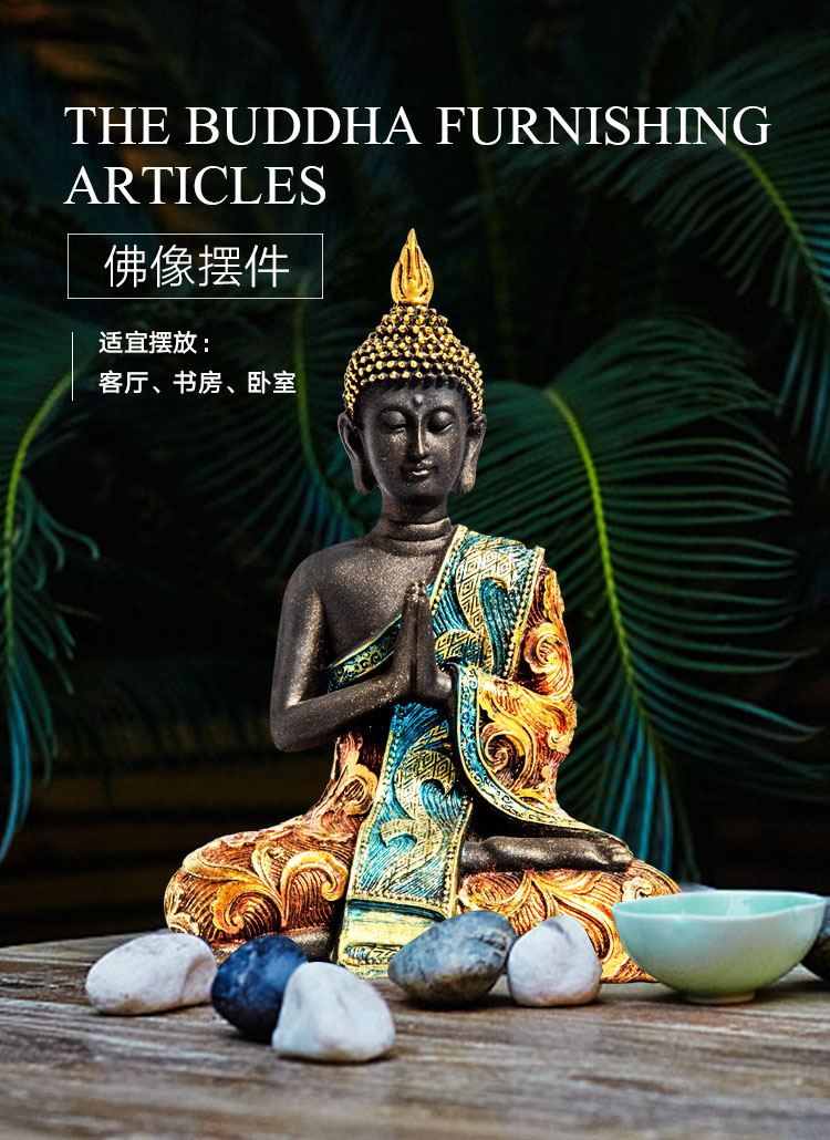 仏教用品の卸売 #   家庭家族祝福安全幸運仏陀-東南アジア - Resin Art India のレビューと価格
