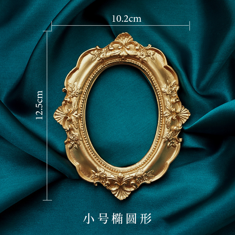 ゴールデンレトロフォトフレームネイルアートジュエリー装飾家の - Resin Art For Photo Frame のレビューと価格