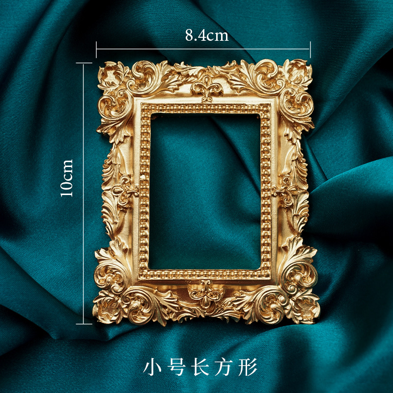 ゴールデンレトロフォトフレームネイルアートジュエリー装飾家の - Resin Art For Photo Frame のレビューと価格