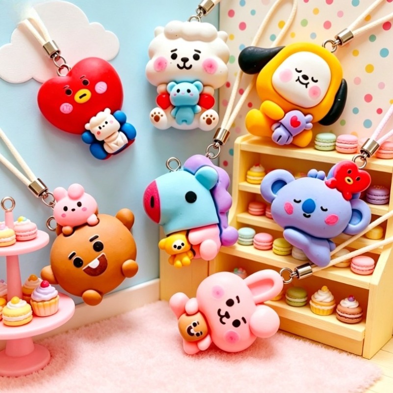 7 個 BT21 樹脂漫画チャーム DIY アクセサリークラ - Resin Art Supplies Near Me のレビューと価格