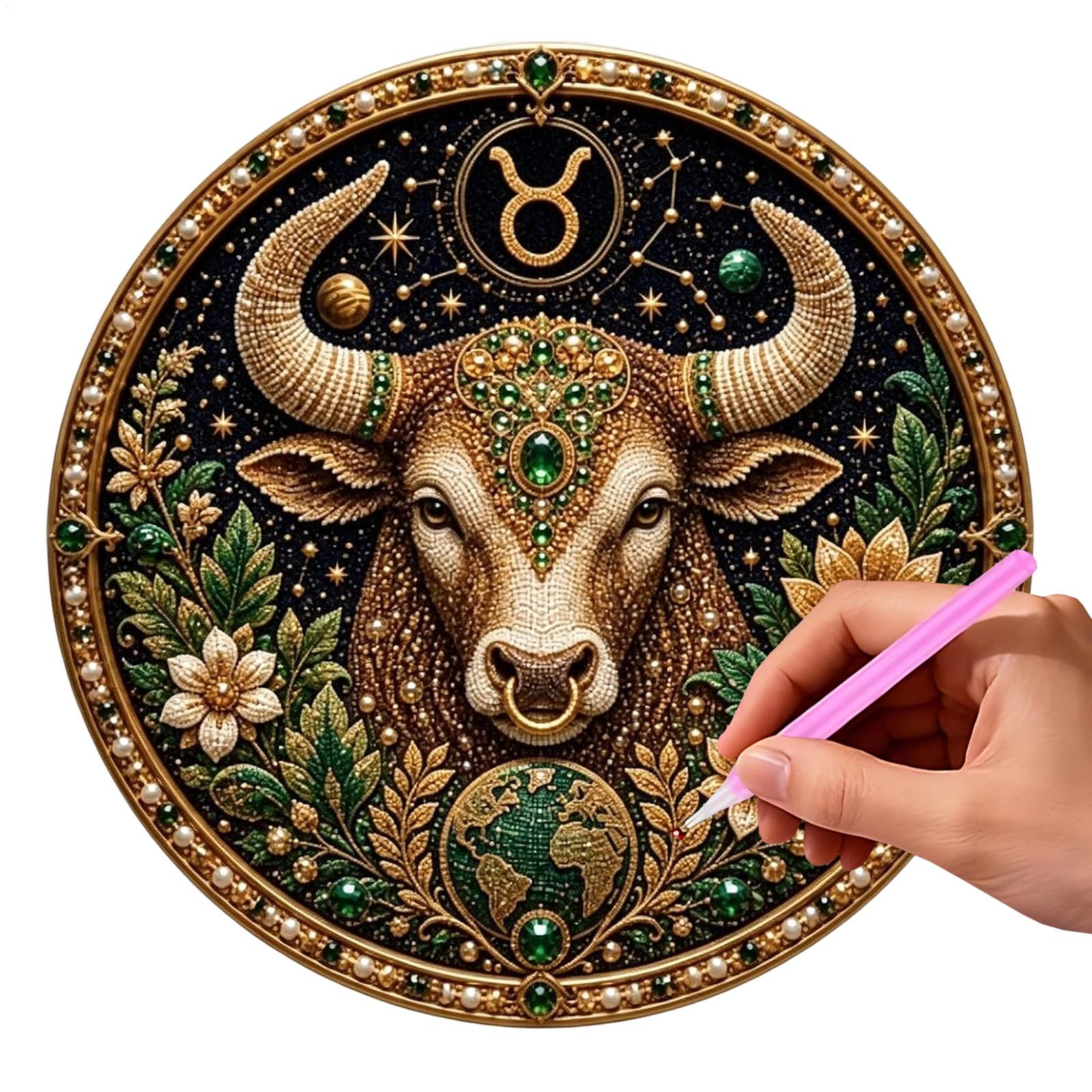 12星座パールアートキット：円形星座をテーマにしたDIYビー - Resin Art Wall Decor のレビューと価格