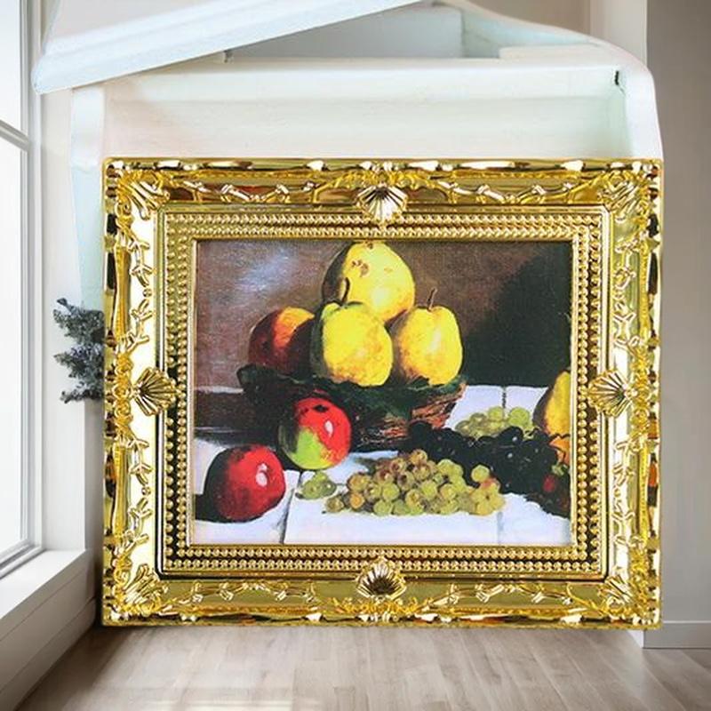 1個のミニチュアドールハウスウォールアートデコレーション;  - Resin Art For Photo Frame のレビューと価格