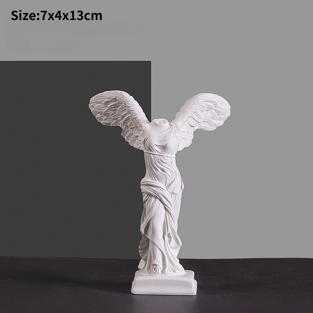 ギリシャの勝利の女神像 天使の羽付き 樹脂彫刻 ホームキャビ - Resin Artist のレビューと価格
