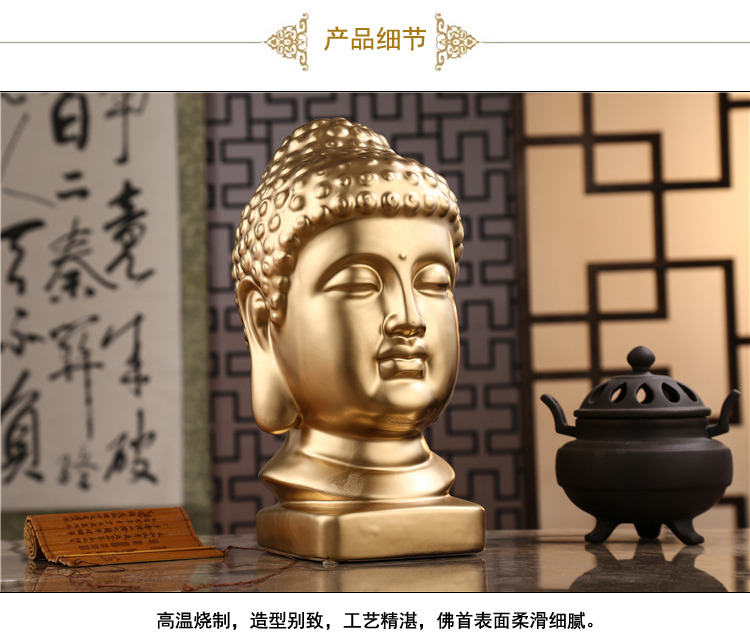 24cm大型-TOP 効果的な家庭家族保護祝福安全幸運仏陀- - Resin Art India のレビューと価格