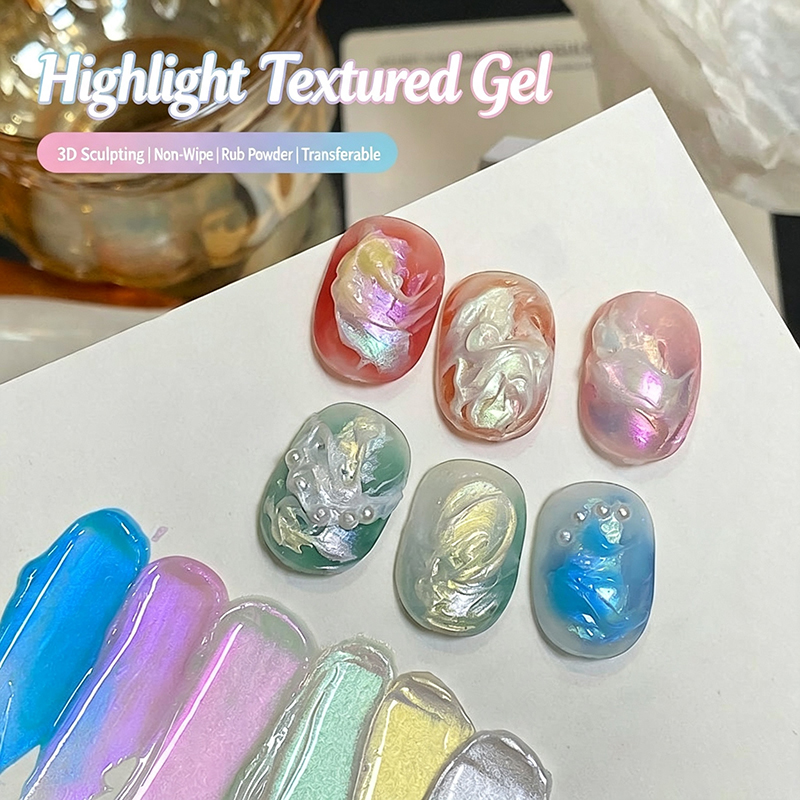 MIANEL 4色オーロラエフェクト「パットオン」ジェル – - Resin Art Price のレビューと価格