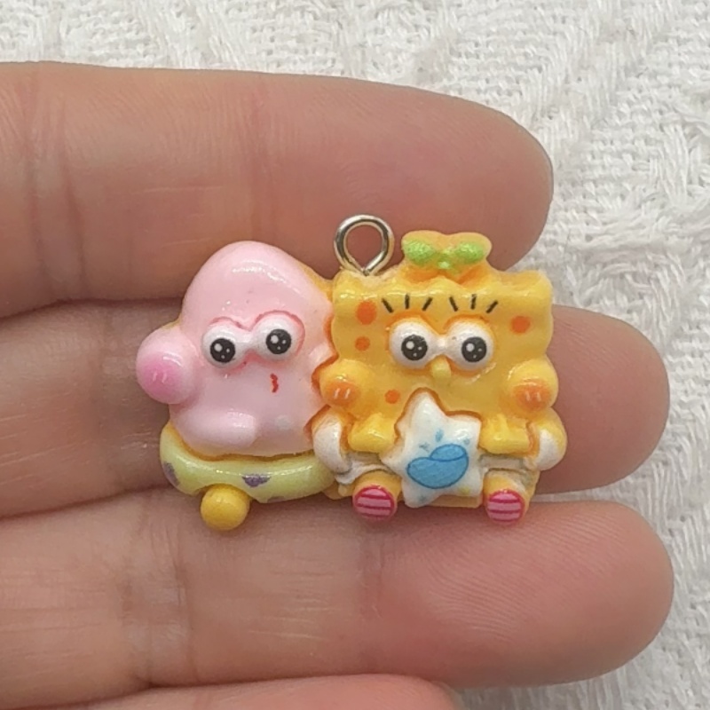 10個入り漫画風樹脂ペンダント、DIYジュエリー製作イヤリン - Resin Art Supplies Near Me のレビューと価格