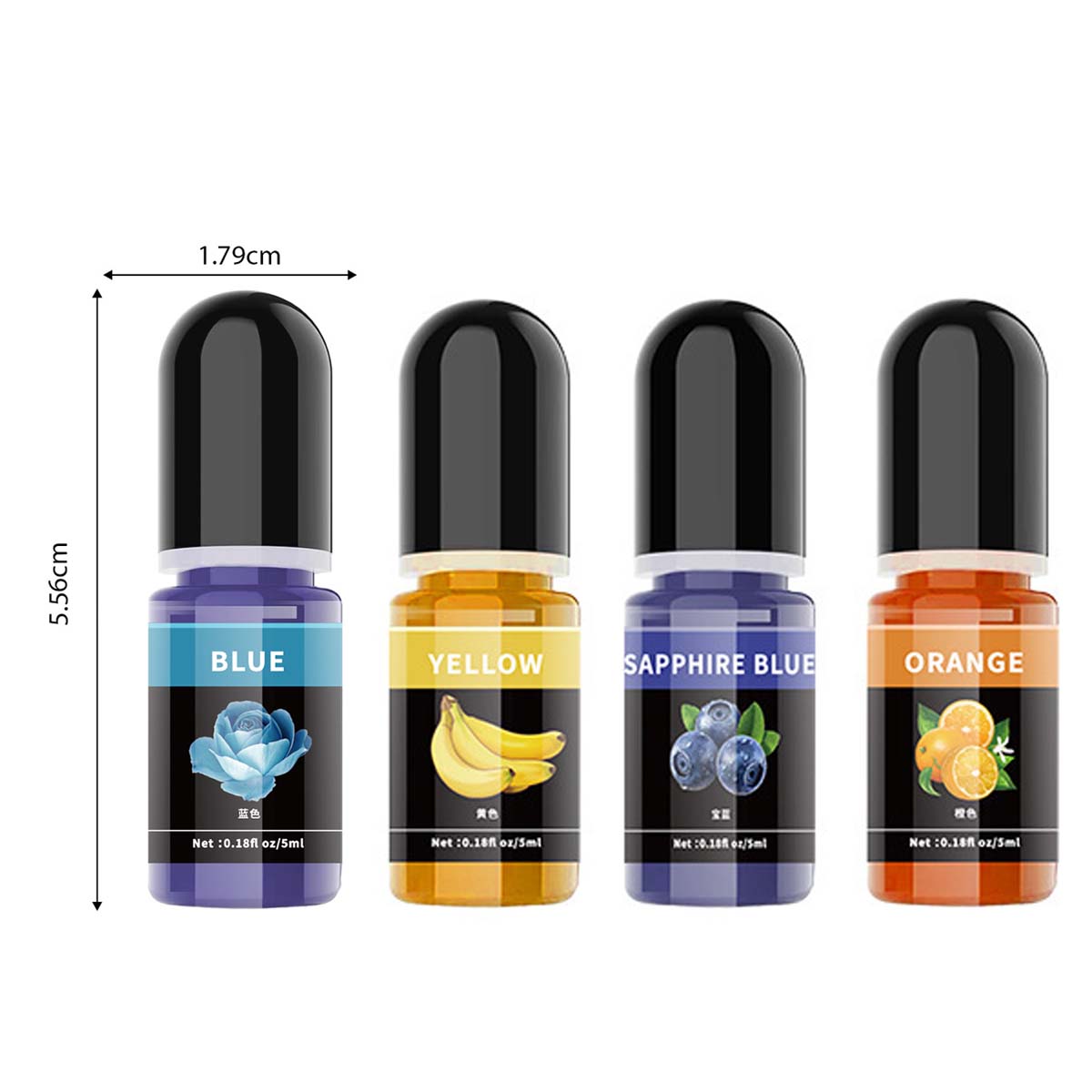 5ml/ボトル エポキシ樹脂顔料 液体着色剤 染料 ユニバー - Resin Art And Jewelry のレビューと価格