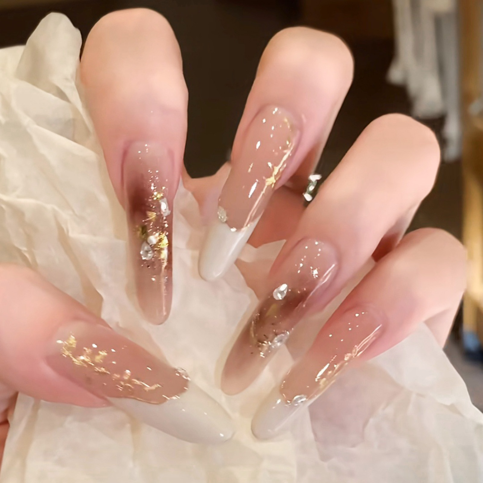10個入り キャットアイプリント フレンチネイルアート ブラ - Resin Art Design For Wedding のレビューと価格