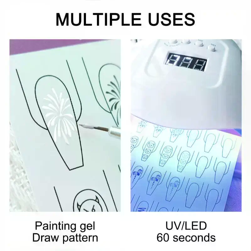 ネイルアートライン練習用紙描画ペイントテンプレート学習ブック - Resin Art Guide Book のレビューと価格