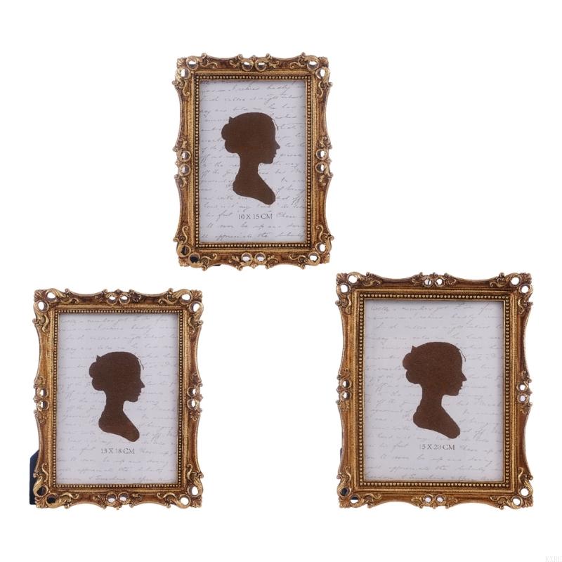 レトロな額縁、卓上壁ディスプレイ用ミニアンティーク華やかなフ - Resin Art For Photo Frame のレビューと価格