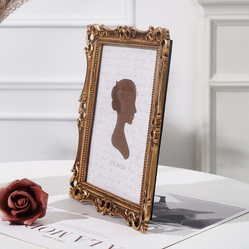 レトロな額縁、卓上壁ディスプレイ用ミニアンティーク華やかなフ - Resin Art For Photo Frame のレビューと価格