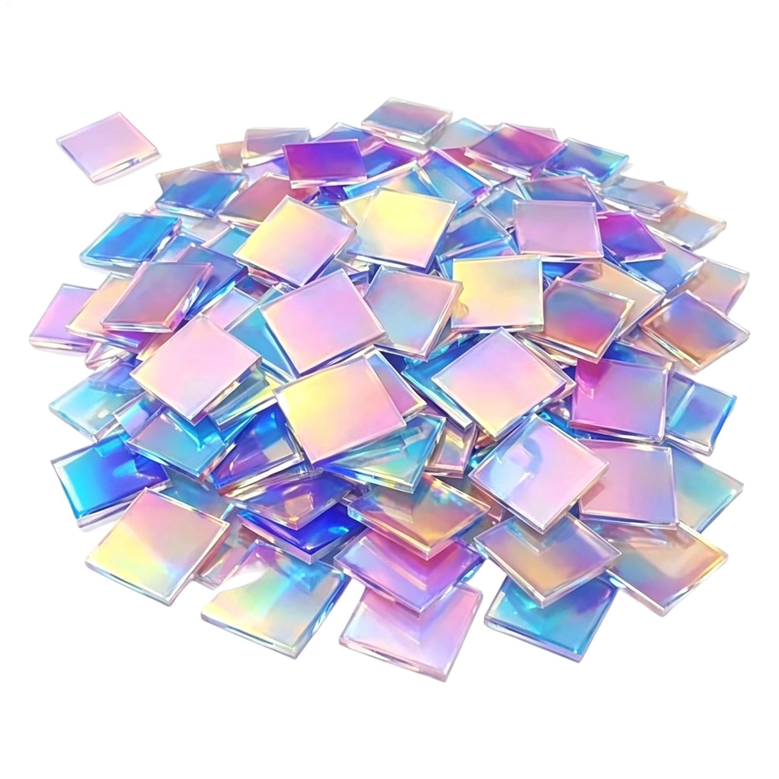 ミニアクリルシート 100枚 レインボーホログラフィックアク - Resin Art And Jewelry のレビューと価格