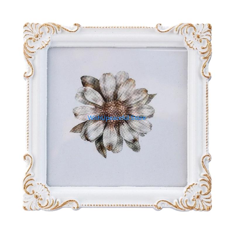 34YA レトロなフォトフレーム、装飾フォトフレームアンティ - Resin Art For Photo Frame のレビューと価格
