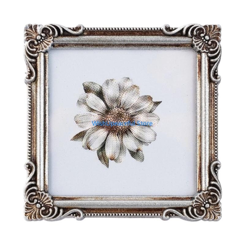 34YA レトロなフォトフレーム、装飾フォトフレームアンティ - Resin Art For Photo Frame のレビューと価格