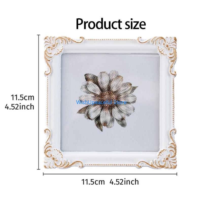 34YA レトロなフォトフレーム、装飾フォトフレームアンティ - Resin Art For Photo Frame のレビューと価格