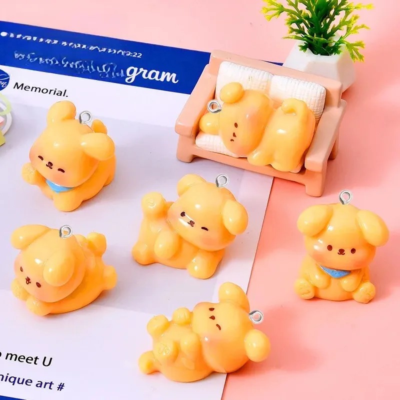 10 個かわいい漫画犬アクリル樹脂チャームミニペンダント D - Resin Art Supplies Near Me のレビューと価格