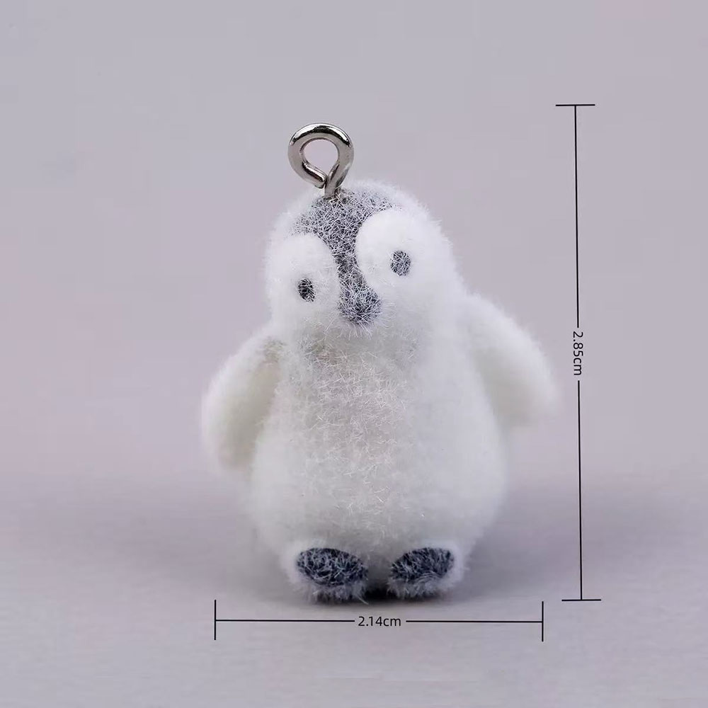 5個入り フロッキング加工 小さなペンギン レジンチャーム  - Resin Art Essentials のレビューと価格