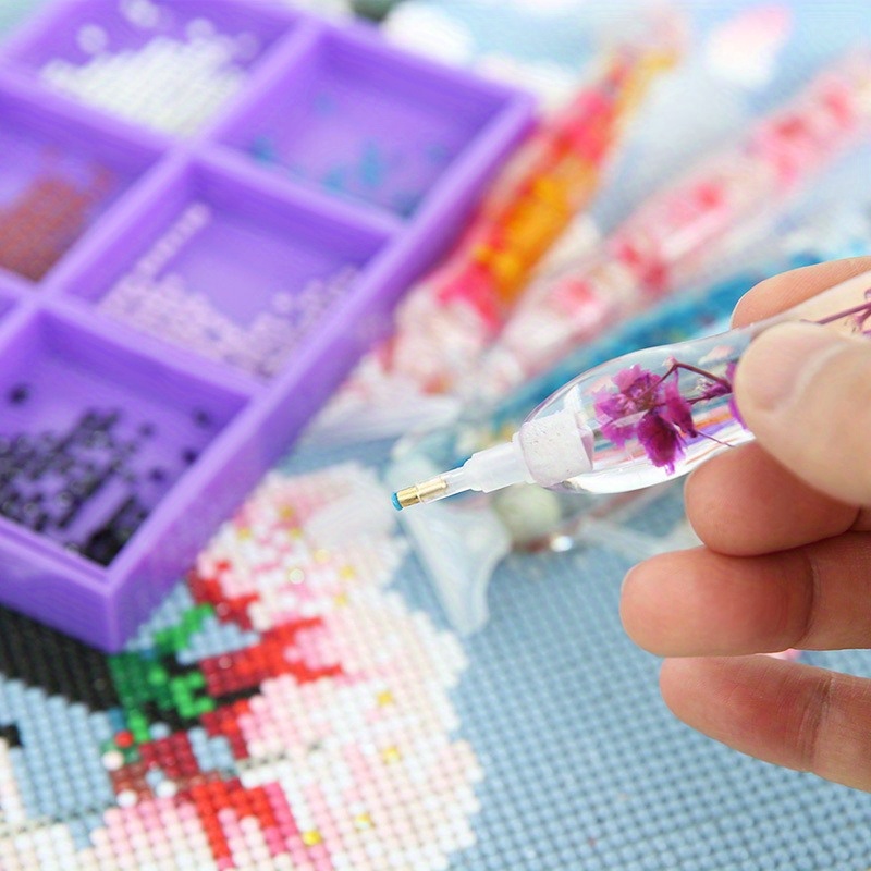 1セットフラワーデザイン樹脂製5Dダイヤモンドペインティング - Resin Art Canvas のレビューと価格
