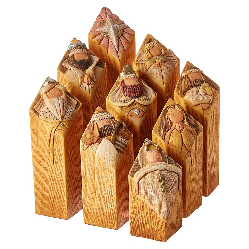 天国の騎士の木の像樹脂工芸品の像デスクトップの装飾家のオフィ - Resin Art And Wood のレビューと価格